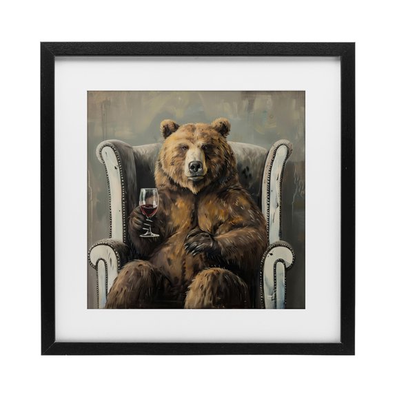Stupell Industries It Was A Rough Day Black Framed Print Under Glass, design by Tina LeCour