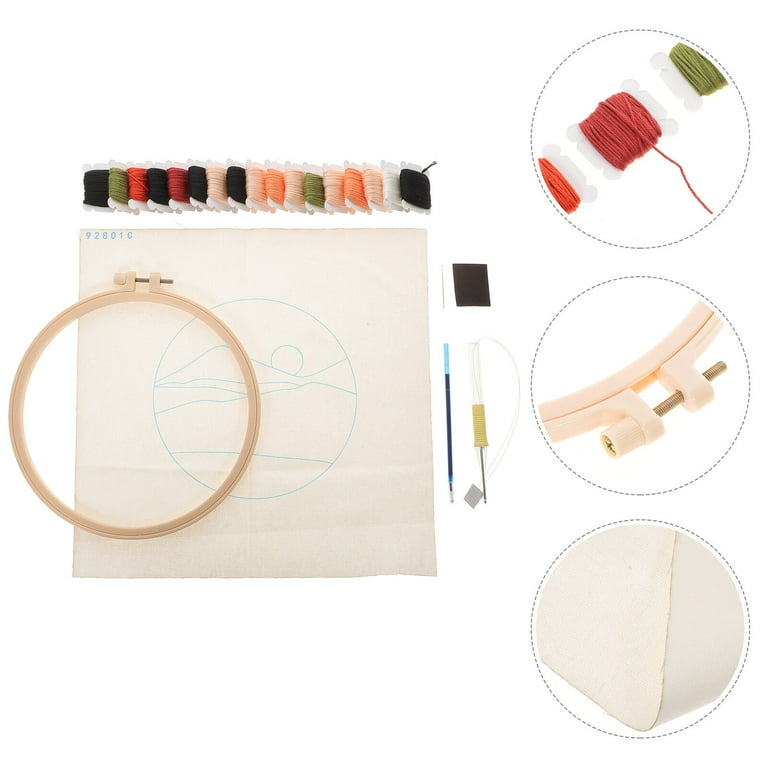 Punch Needle Kit Punch Needle Fabric Sewing Needle Tools for Adults Beginner  