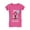 Wow pink, variant on Gift for 3 Year Old Girl 3rd Birthday Funny Cupcake Infant Girls' Fitted T-Shirt 4T Chill Blue
