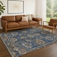 thumbnail image 6 of Addison Rugs Chantille Indoor/Outdoor Traditional Global Navy Machine Washable Rectangle Rug, 10' x 14', 6 of 8