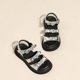 thumbnail image 1 of Sandalias para niñas, novedad de verano, zapatos de playa antideslizantes, sandalias de princesa de fondo suave, calzado de moda para niños, zapatillas para niñas, 1 of 5