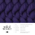 thumbnail image 2 of Woolweave Hand Dyed Fingering Yarn, Merino Wool Yarn Blend, 100g, 438yd - Java Plum, 2 of 4
