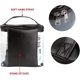 thumbnail image 5 of Bolsas de viaje transparentes a prueba de fugas para artículos de tocador, bolsa de cosméticos de maquillaje transparente con cremallera y asa (grande, negro), 5 of 5