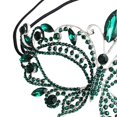 thumbnail image 4 of Rhinestone Eye Cover Funny Bling Jewery Photo Props Luxury Masquerade Cover para accesorios Fancy Costume Birthday Christmas , verde Macarena Cubierta de ojos de mascarada, 4 of 7