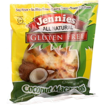 Jennies Macaroon - Coconut - Gluten Free - 2 oz - Case of