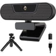thumbnail image 1 of 2K Webcam with Lights, HD Webcam for PC, 2K@60FPS Web cam with Microphone, 65° FOV, Autofocus, Noise Cancellation, Privacy Cover, Web Camera for Computer/Laptop, USB Streaming Computer Camera, 1 of 10