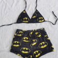 thumbnail image 3 of Conjunto de pijamas de mujer de comercio exterior, pijamas informales de dibujos animados, tirantes divididos, ropa interior sexy de felpa ajustable para verano, 3 of 5