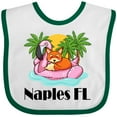 thumbnail image 3 of Inktastic Naples Florida Beach Vacation Boys or Girls Baby Bib, 3 of 4