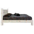 thumbnail image 7 of Homestead Collection Twin Platform Bed w/ Laser Engraved Bear Design, Clear Lacquer Finish, 7 of 7