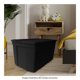 thumbnail image 2 of Caja Almacenamiento Plastic Trends Negro 83X40 Cm 121 Lt, 2 of 3