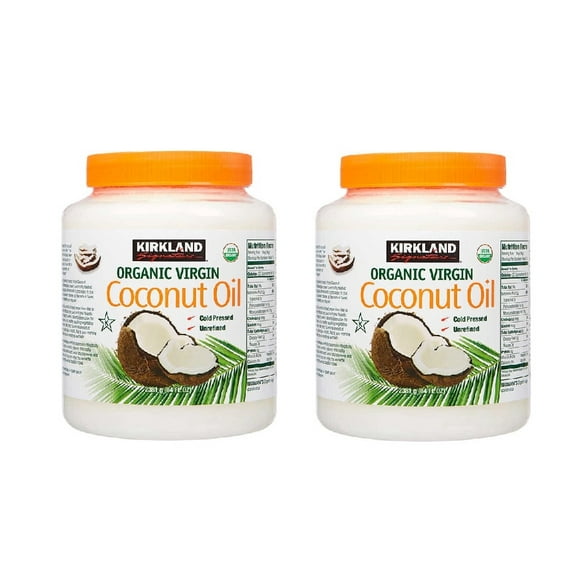 Kirkland Signature Organic Virgin Coconut Oil, 84 fl oz 2PK