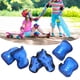 thumbnail image 3 of 6 uds. Equipo de protección para monopatín de seguridad para niños, coderas, protector de muñeca, Protector de rodilla para ciclismo, azul, 3 of 14