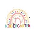 thumbnail image 2 of Nursery & Heart & arc Graphic Print T-shirt, Girls Spring and Summer Comfortable Fashion T-shirt, Girls outdoor Clothing, 2 of 7