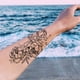 thumbnail image 4 of 18 hojas de tatuaje temporal para hombres y adultos, tatuaje falso para mujeres, tatuajes de manga, pegatinas temporales, 4 of 5