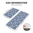 thumbnail image 2 of Honeii Chicken Family Print Kitchen Mat [2 PCS] for Floor, Waterproof Non-Slip Rugs, Kitchen Decor,Standing Mat for Floor,Office, Sink, Laundry, 2 of 6