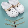 thumbnail image 2 of 2022 DIY Croc Charms Zapatos de diseñador para mujer Charms Diamond Cadenas de metal Decoración de zapatos Desmontable para reutilizar Zapatillas AccesoriosEstados Unidos Gao Jinjia LED, 2 of 2