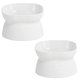 thumbnail image 1 of Cuenco inclinado para gatos de 2 uds, cuenco elevado para gatos que protege la columna vertebral del gato y evita los vómitos MFZFUKR BST3006950-2, 1 of 6