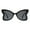Black (Black), variant on Women's Sunglasses Oversized Fashion Butterfly Shape UV400 Black, Black