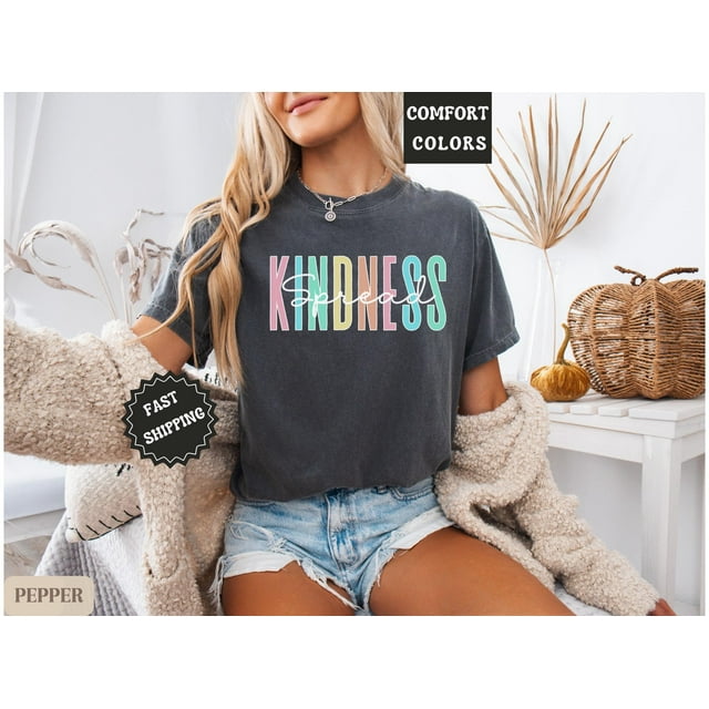 Spread Kindness Shirt, Be Kind T-shirt, Kindness Matters, Motivational Gift, Inspirational - Ivory - 3XL