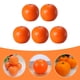 thumbnail image 5 of EeaseMX 5 piezas de naranjas artificiales realistas, adornos decorativos de frutas falsas., 5 of 8