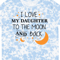 thumbnail image 4 of Inktastic I Love My Daughter to the Moon and Back T-Shirt, 4 of 5
