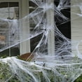 thumbnail image 1 of 2 Sets Halloween Spider Web Props Holiday DIY Spider Decorations Simple Festival Ornament Realistic Artificial Spiders DIY Haunted House Decor Room Decorations, 1 of 7