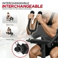 thumbnail image 4 of HeeH 2-in-1 Bicep Curl & Tricep Extension Machine - Arm Workout Bench for Home Gym (Black), 4 of 7