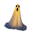 thumbnail image 4 of Adorno de fantasma de tela blanca para decoración de Halloween, accesorio fotográfico versátil, decoración de espeluznantes, fantasma de pie Estilo F, 4 of 8