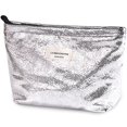 thumbnail image 1 of Neceser de lona Sminra Preppy para mujer, color plateado, 1 of 7