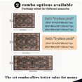 thumbnail image 3 of Farmhouse Kitchen Rugs Set 3 Piece, Boho Kitchen Mats for Floor, Non-Slip Kitchen Rug Waterproof Mats for Kitchen, Runner Rugs for Hallway Laundry Holiday Sink Decor, 3 of 12