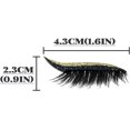 thumbnail image 2 of 4 pares de pegatinas de pestañas reutilizables, delineador de ojos brillante, cinta Invisible, herramienta de maquillaje autoadhesiva, 2 of 5