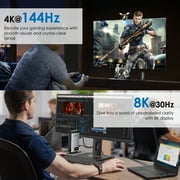 Dock Station 140W charge USB Dock with 8K HDMI/DisplayPort, RJ45, 10Gbps USB, SD/TF for M1/M2/M3&Win