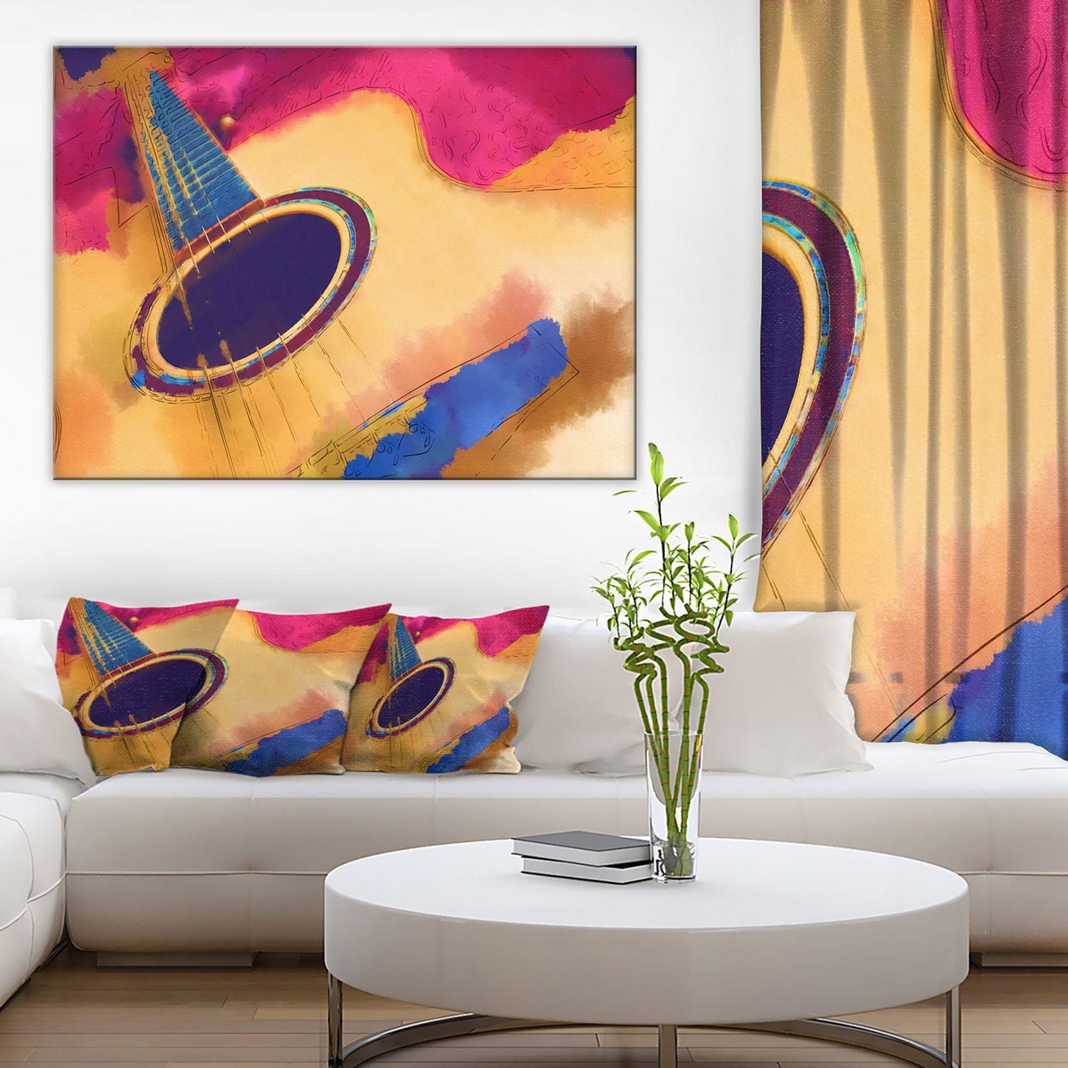 Impression sur toile « Listen To The Colorful Music » Design Art