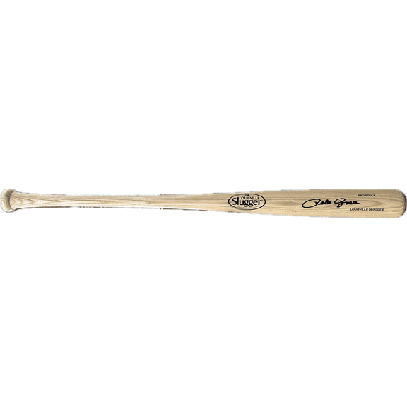 Pete Rose Signed Blonde Louisville Slugger Bat Beckett & Pete Rose Hologram