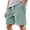 Light Green, variant on Wdgfv Mens Casual Corduroy Drawstring Elastic Waist Lightweight Summer Beach Shorts Loose Fit Golf Shorts