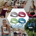 thumbnail image 5 of Lsupdaol 4 Pcs Sweat Headbands for Women Men Cooling Headbands Sweat Absorbing Athletic Wrap Moisture Wicking Sports Hair Bands for Workout, Jogging, Yoga, Cycling, 5 of 7