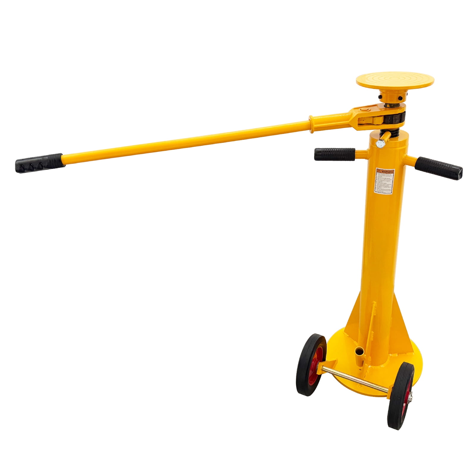 Trailer Jack Stand Spiral Ascending Jack Bracket Container Truck Jack 100,000 Lbs Static Capacity 40,000 Lbs Lifting Capacity Carbon Steel