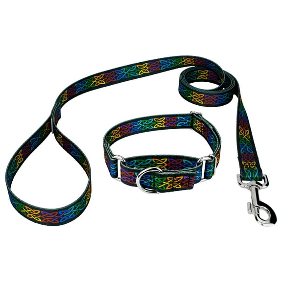 Country Brook Petz® Celtic Pride Martingale Dog Collar and Leash, 2XS
