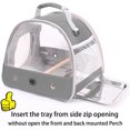 Halinfer Bird Travel Carrier, Portable Small Bird Parrot Parakeet