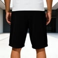 thumbnail image 6 of hotojiny Mens Corduroy Shorts Casual Elastic Waist Drawstring Summer Short Pants Fashion Beach Loose Fit Travel Shorts, 6 of 6
