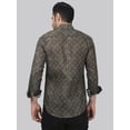 thumbnail image 6 of TryBuy Men's High Grade Linen Casual Printed Full Sleeves Shirt, 6 of 6