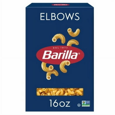 2X-Barilla Blue Box Elbows Macaroni Non-GMO Certified & Kosher Pasta - 16 oz
