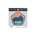 thumbnail image 2 of Die Cut Sticker The Great Outdoors, Mountains, Vintage Vector, Contour Vinyl Sticker 1 to 3 inches (Waterproof Decal for Cars, Water Bottles, Laptops, Coolers), Small, 2 of 5