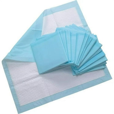 Healthline Metro Source CHUX Disposable Underpads, 23 x 36 Chuck pads, Disposable bed pads for Adults Children Pets, Large Size, Blue, 23x36 Inch, Count 150/Pack