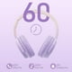 thumbnail image 5 of Gankoii Auriculares inalámbricos, Bluetooth con micrófono, audio de alta fidelidad, tiempo de reproducción de 60 horas, control táctil, plegables y ligeros, auriculares supraaurales para niñas y mujer, 5 of 5