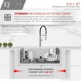 thumbnail image 4 of Undermount 30 inch Stainless Steel Single Bowl Kitchen Sink with Grid, 4 of 11