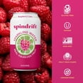 thumbnail image 4 of Spindrift Sparkling Water, Raspberry Lime Flavored, Made with Real Squeezed Fruit, Only 9 Calories per Can, 12 Fl Oz Cans, Pack of 4, 4 of 6