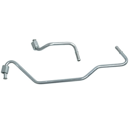 2x Auto Transmission Cooler Lines on Radiator for Jeep Grand Cherokee 99-03