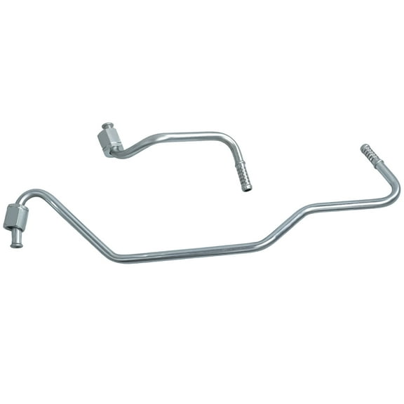 2x Auto Transmission Cooler Lines on Radiator for Jeep Grand Cherokee 99-03