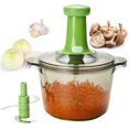 thumbnail image 1 of Brieftons Express - Picadora manual de alimentos para picar verduras, frutas, hierbas, cebolla de ajo para salsa, ensalada, pesto, guacamole, ensalada de col, cocina india, 1 of 5